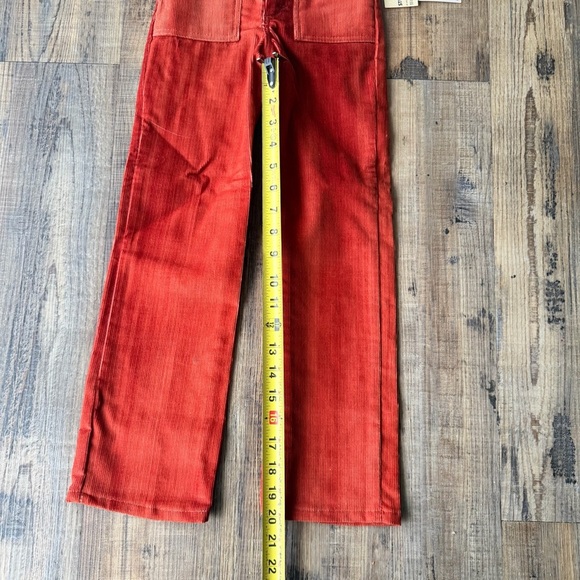 Vintage 70s DYNAMITE STIX Rust Orange Corduroy Pants Children’s Size 6 NWT - Picture 6 of 10
